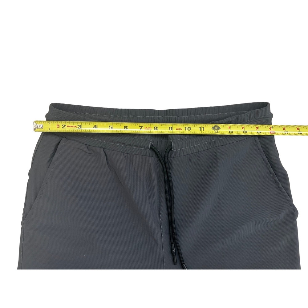 Zyia Active Peak Zipper Joggers XL Dark Charcoal Grey Athletic Pants Stretch - Picture 2 of 6